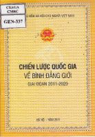 Chiến lươc quốc gia vì bình đẳng giới giai đoạn 2011-2020